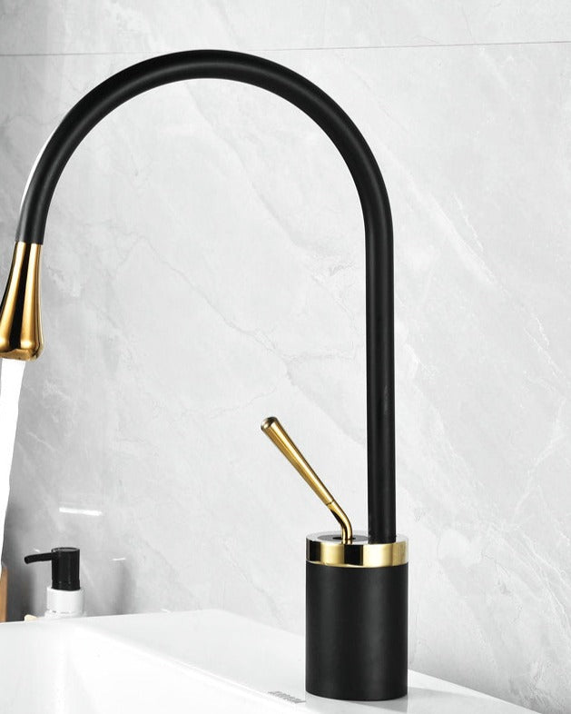SwanFlow | Bathroom Tap – Elegant Swivel Design for Modern Interiors Bathroom Sink Faucets Decoluxe.co.uk