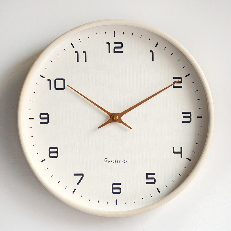 TimelessGlow | Wall Clock – Silent Quartz & Minimalist Design C 10 inches (25.39 cm) Decoluxe.co.uk
