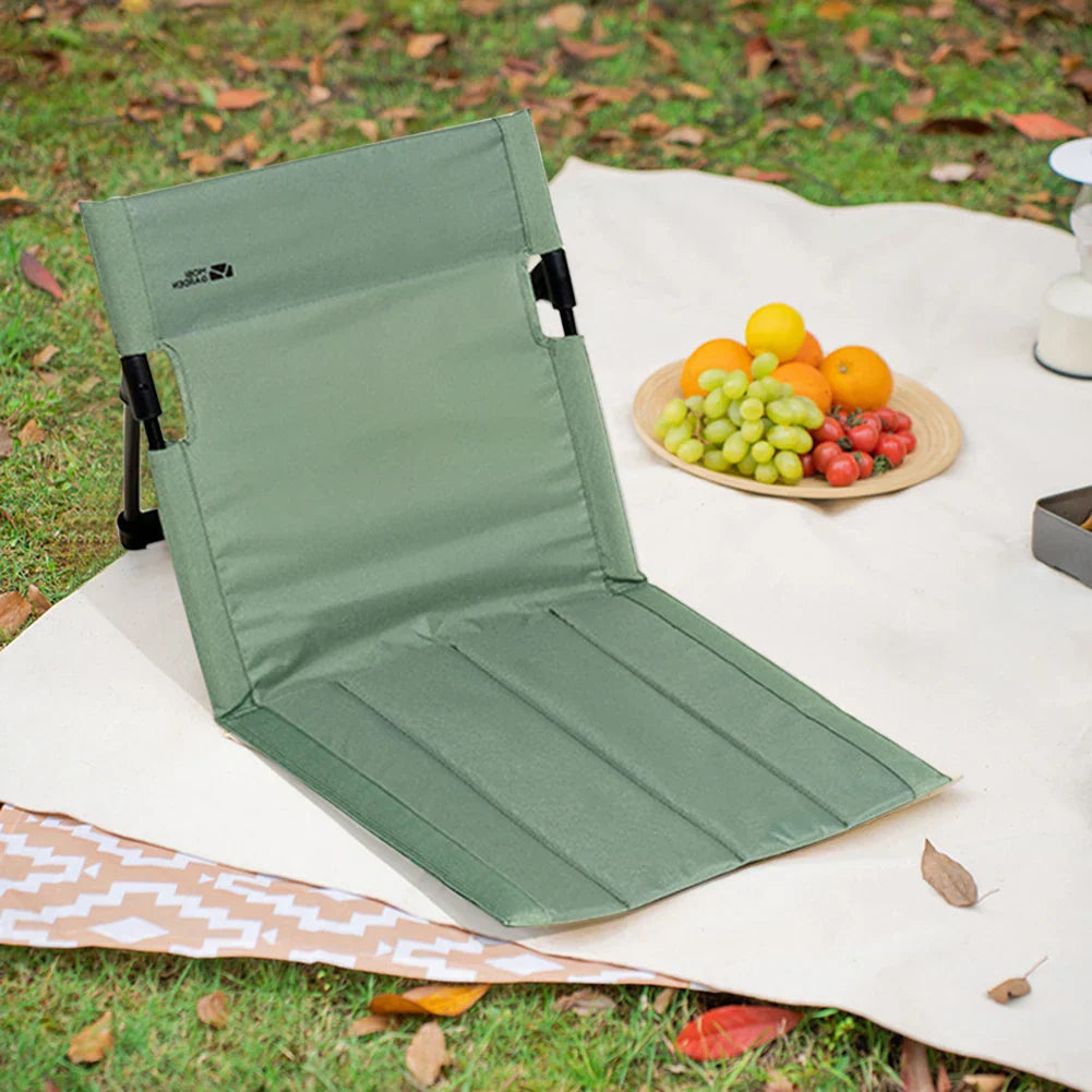 TrailRest | Folding Camping Chair – Ergonomic & Portable Comfort Green 15.55 × 26.77 × 15.35 in (39.5 × 68 × 39 cm) Decoluxe.co.uk