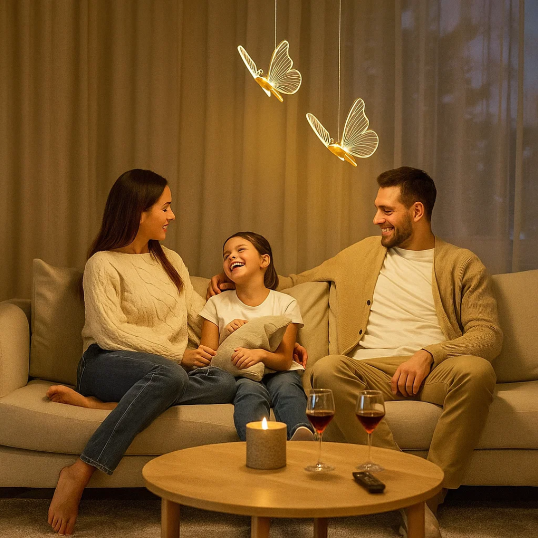 WingGlow | LED Ceiling Lamp – Airy Design and Warm Ambience Ceiling Light Fixtures Decoluxe.co.uk