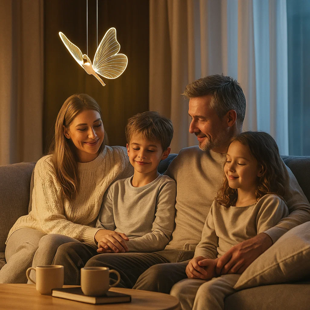 WingGlow | LED Ceiling Lamp – Airy Design and Warm Ambience Ceiling Light Fixtures Decoluxe.co.uk