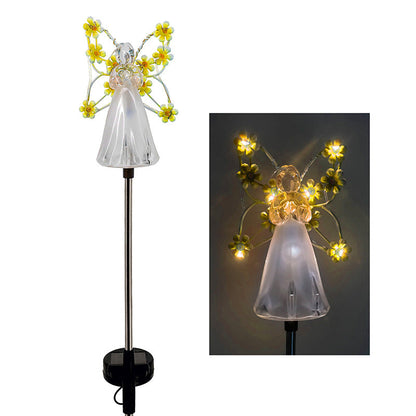 SereniGlow | Solar Angel LED Garden Light – Elegant Outdoor Illumination