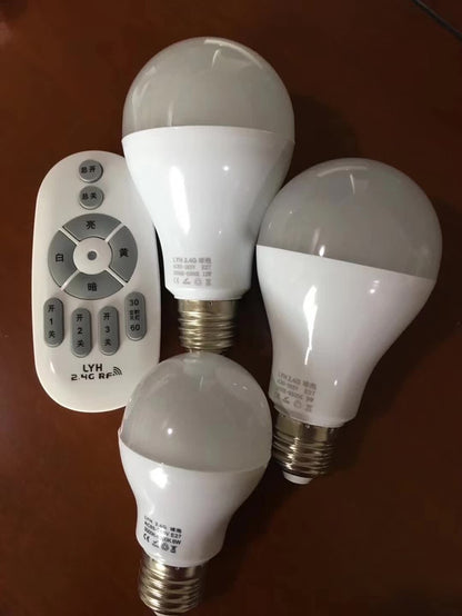 BrightEase | Smart LED Bulb Set – Remote-Controlled Dimmable Lighting