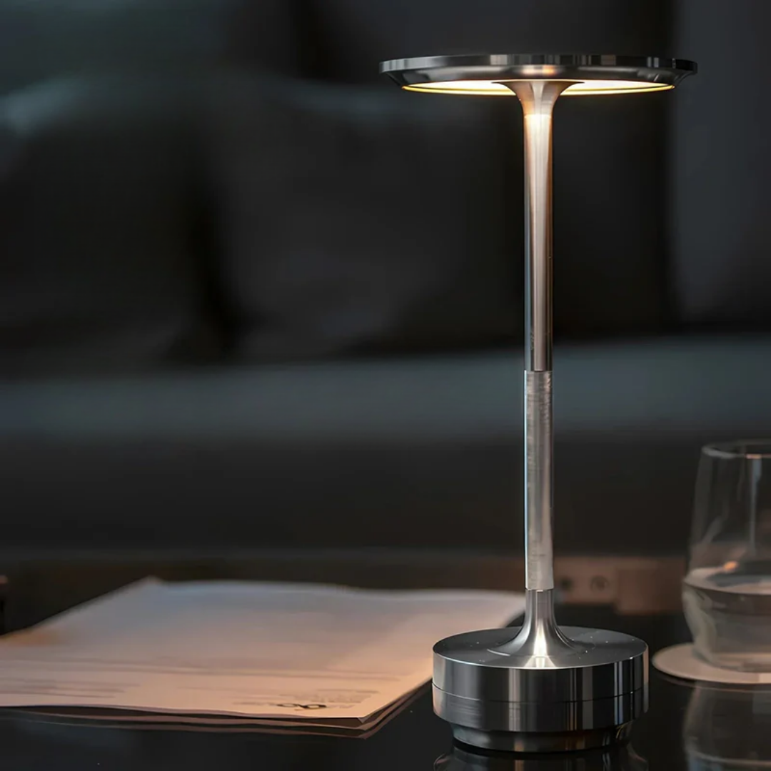 LumiAura | Cordless Table Lamp – Rechargeable Elegance with Dimmable Light