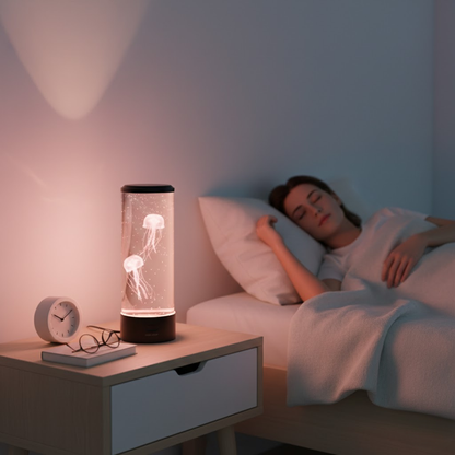 OceanGlow | LED Jellyfish Lamp – Calming Design & Stress Relief Lighting
