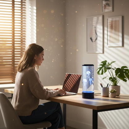 OceanGlow | LED Jellyfish Lamp – Calming Design & Stress Relief Lighting