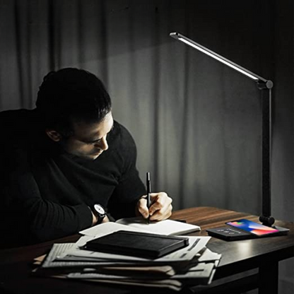 BrightCharge | LED Desk Lamp – Wireless Charging & Adjustable Light