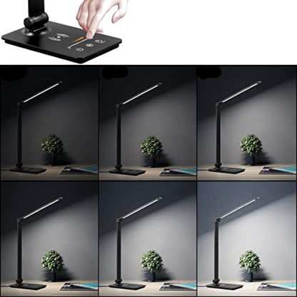 BrightCharge | LED Desk Lamp – Wireless Charging & Adjustable Light