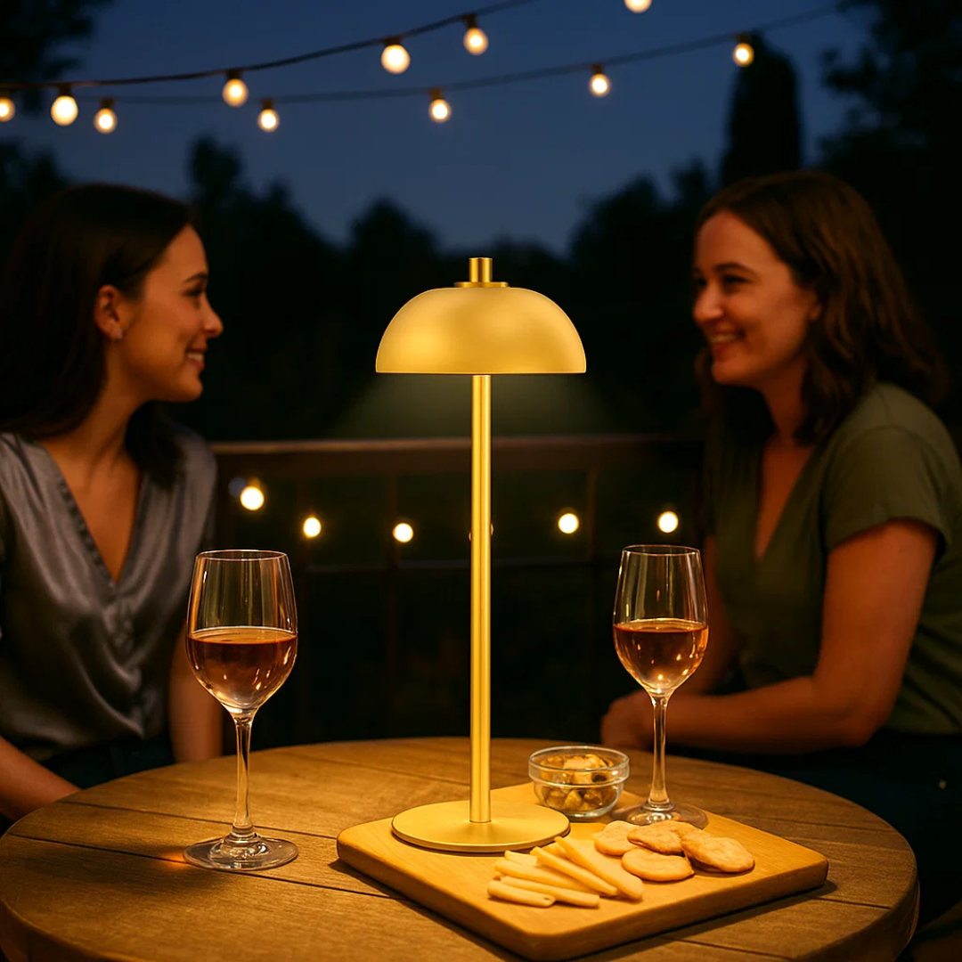 GlowEase | Wireless Table Lamp – Touch Control & 40H Battery Life