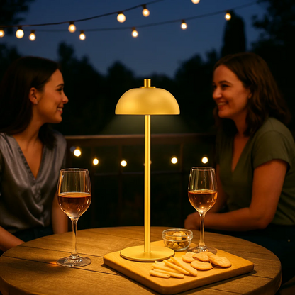 GlowEase | Wireless Table Lamp – Touch Control & 40H Battery Life