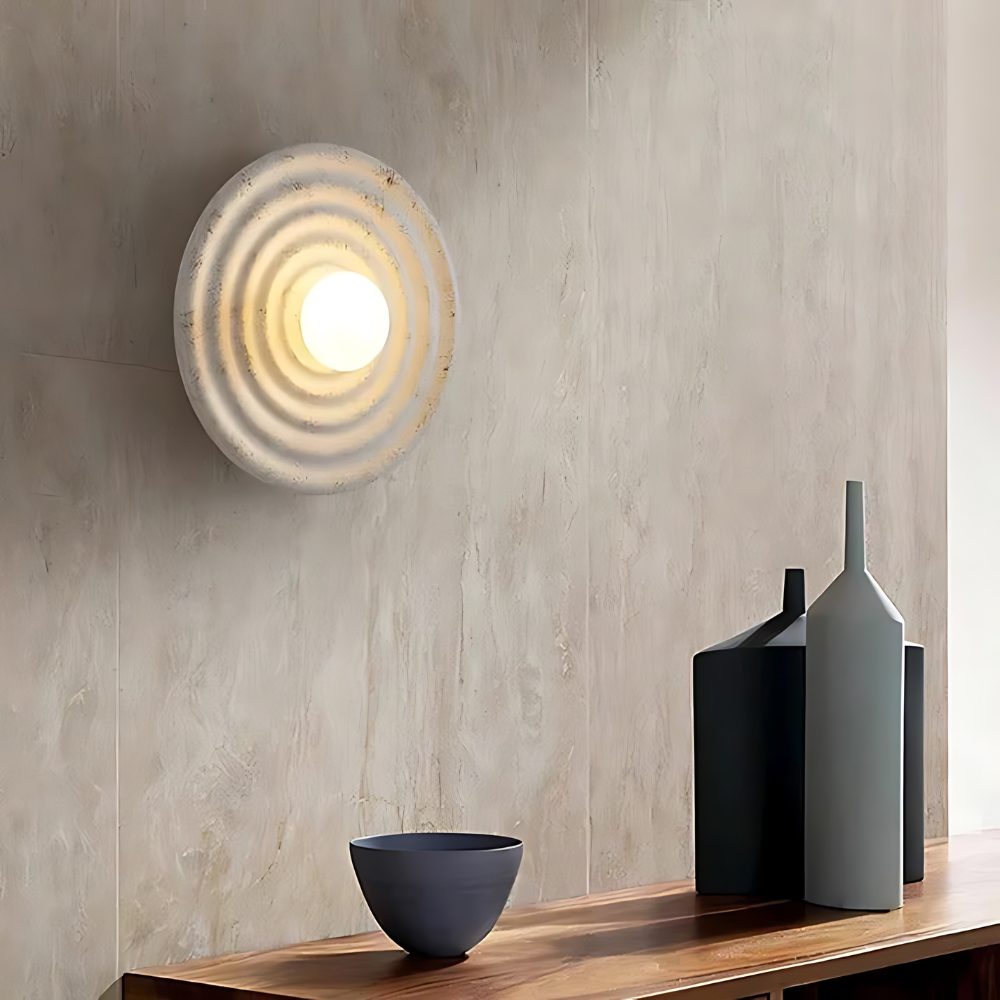 Japandi Wabi-Sabi Wall Light - Soft Lighting for Living Rooms and Bedrooms 2