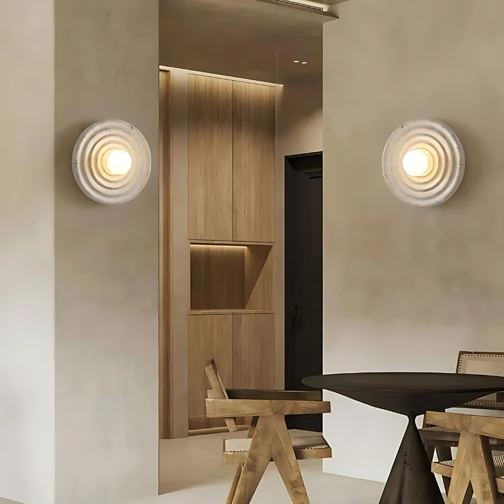 Japandi Wabi-Sabi Wall Light - Soft Lighting for Living Rooms and Bedrooms 3
