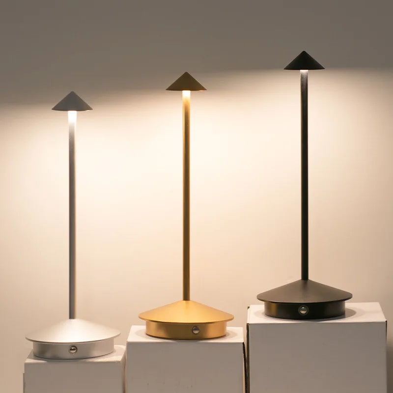 LumeTouch | Wireless Table Lamp – Touch Control & Adjustable Light