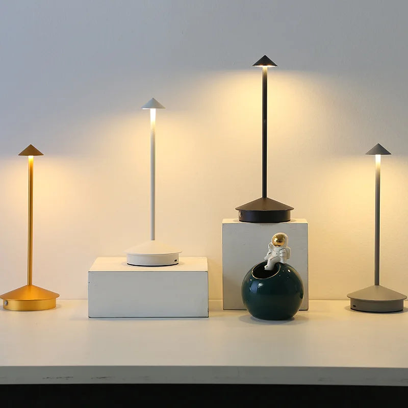 LumeTouch | Wireless Table Lamp – Touch Control & Adjustable Light