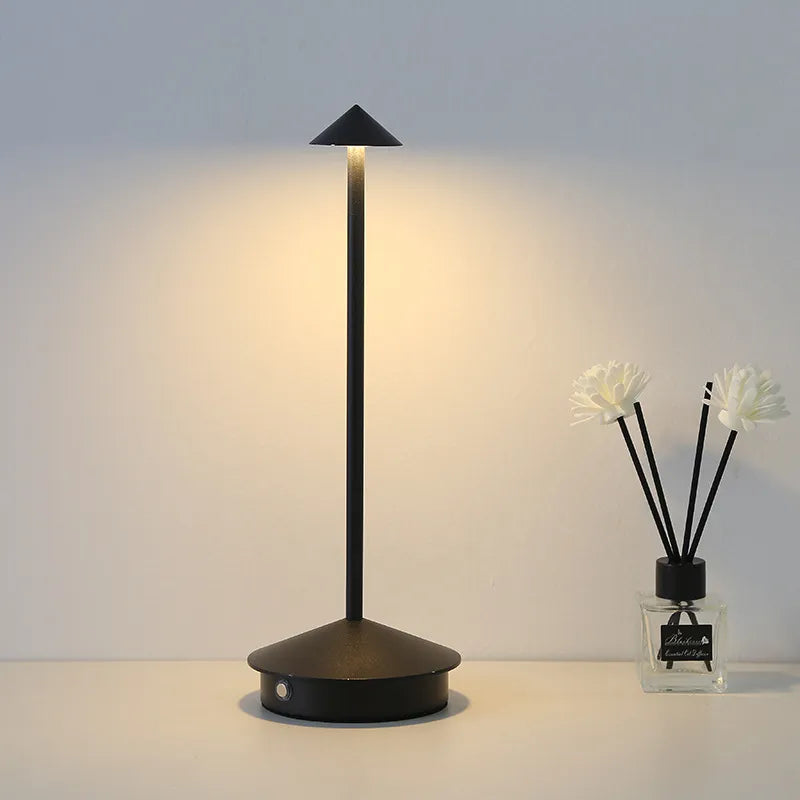 LumeTouch | Wireless Table Lamp – Touch Control & Adjustable Light