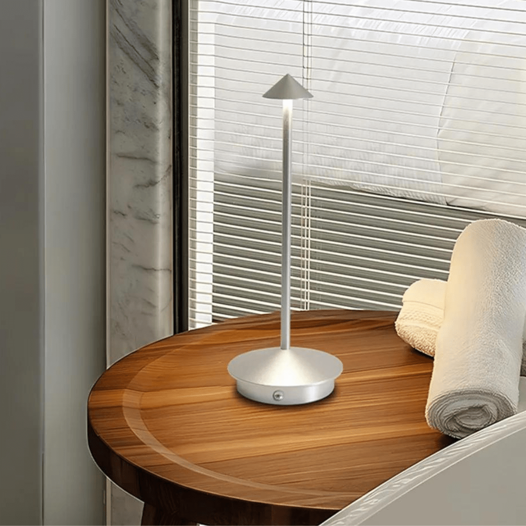 LumeTouch | Wireless Table Lamp – Touch Control & Adjustable Light