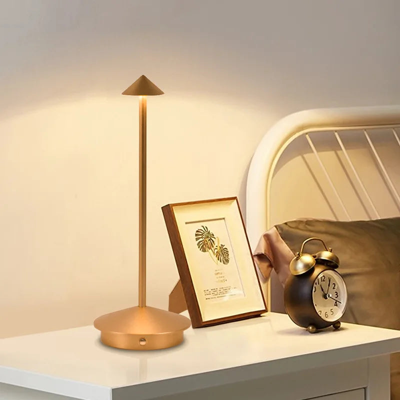 LumeTouch | Wireless Table Lamp – Touch Control & Adjustable Light