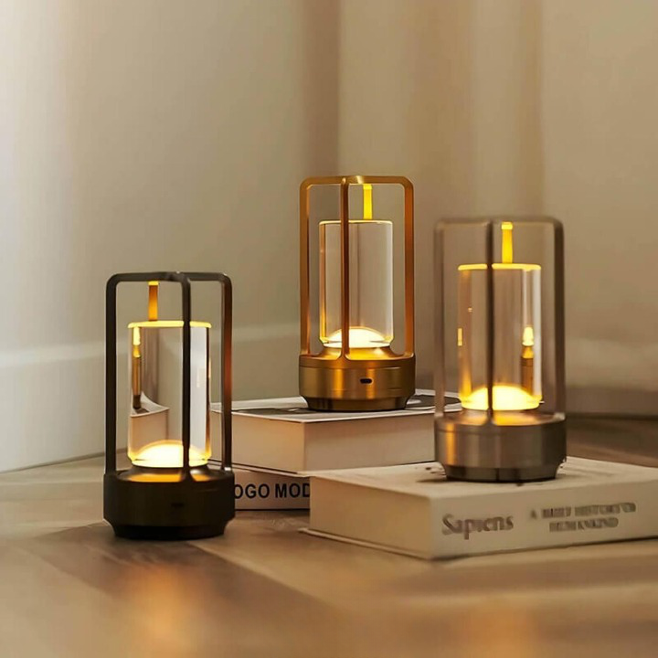 AuroraLume | Wireless Table Lamp – Portable Design & Soft Glow