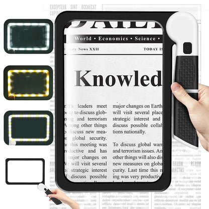 Clarivex - Foldable Illuminated Handheld Magnifier Decoluxe.co.uk