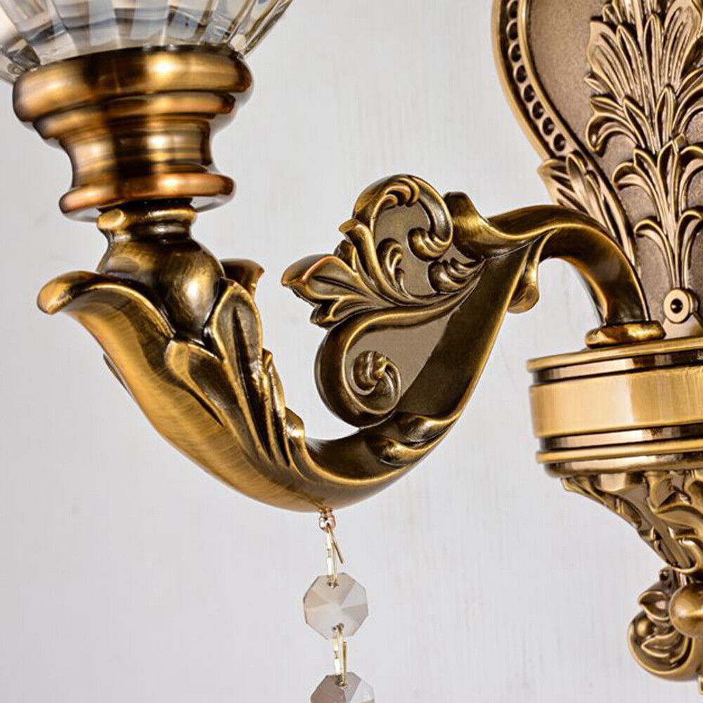 GoldenGleam | Wall Light – Vintage Gold Finish & Adjustable Heads