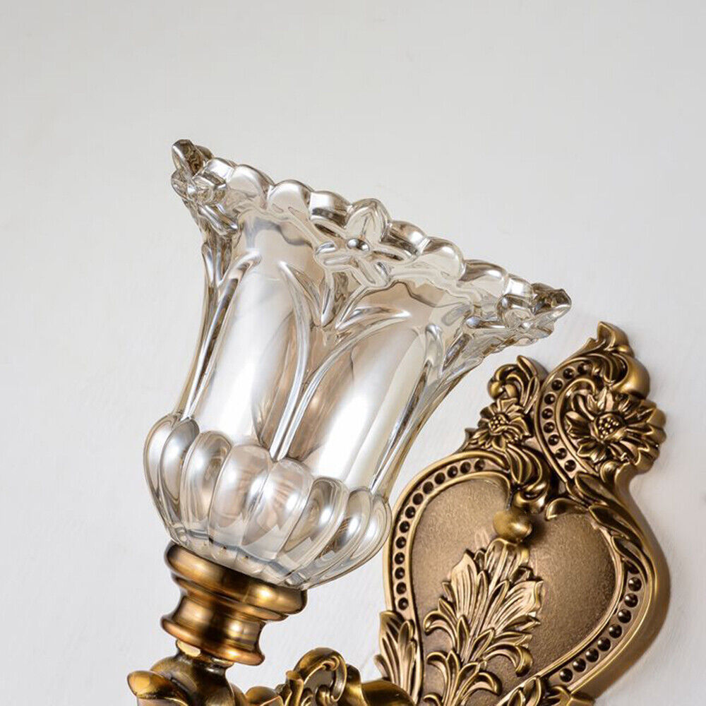 GoldenGleam | Wall Light – Vintage Gold Finish & Adjustable Heads