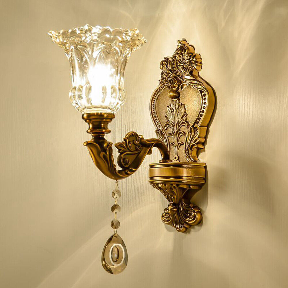 GoldenGleam | Wall Light – Vintage Gold Finish & Adjustable Heads