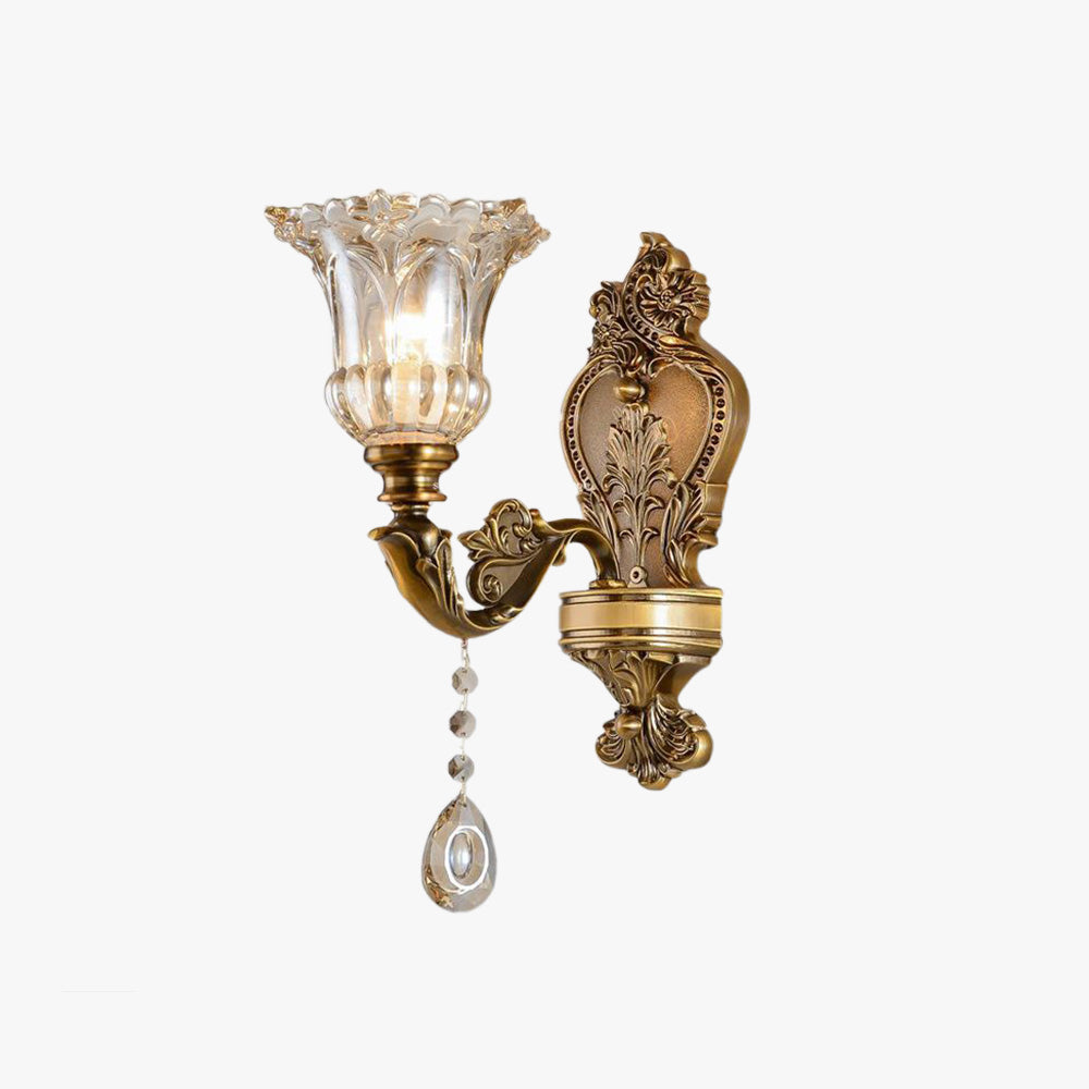 GoldenGleam | Wall Light – Vintage Gold Finish & Adjustable Heads