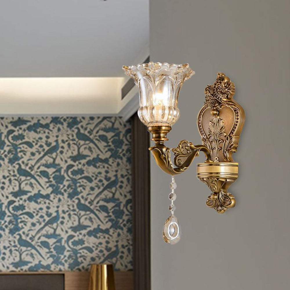 GoldenGleam | Wall Light – Vintage Gold Finish & Adjustable Heads