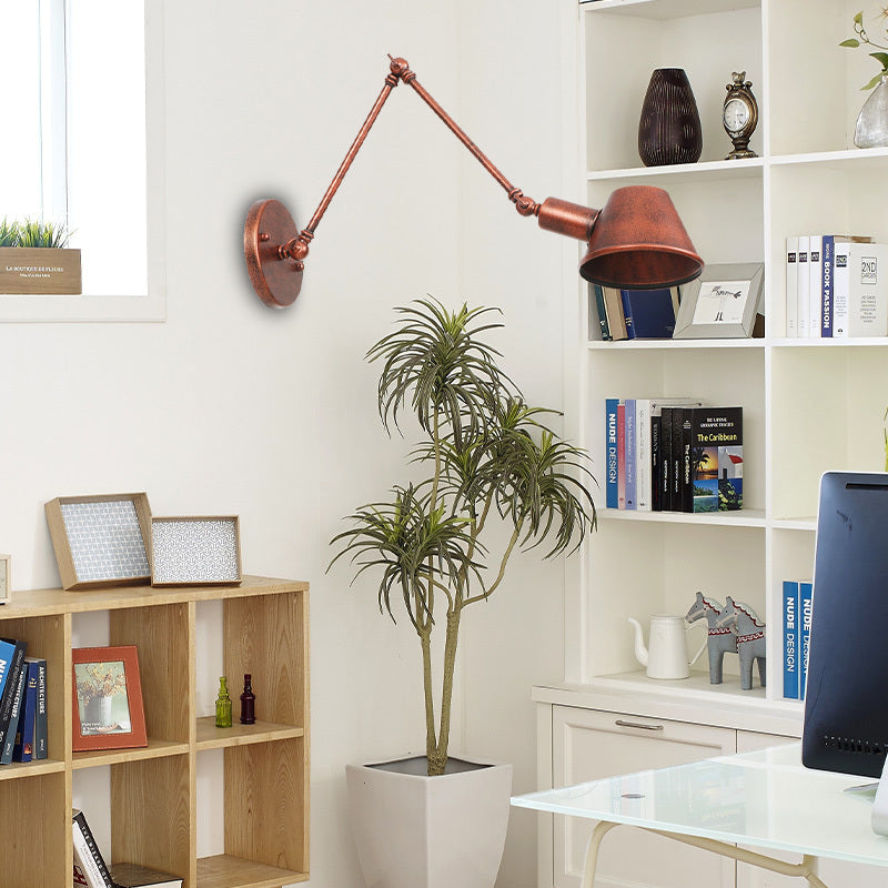 Lumivance | Vintage Wall Light – Adjustable Arm & Timeless Elegance
