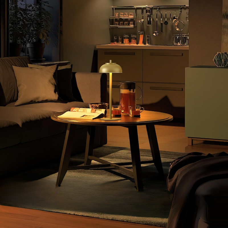 GlowEase | Wireless Table Lamp – Touch Control & 40H Battery Life