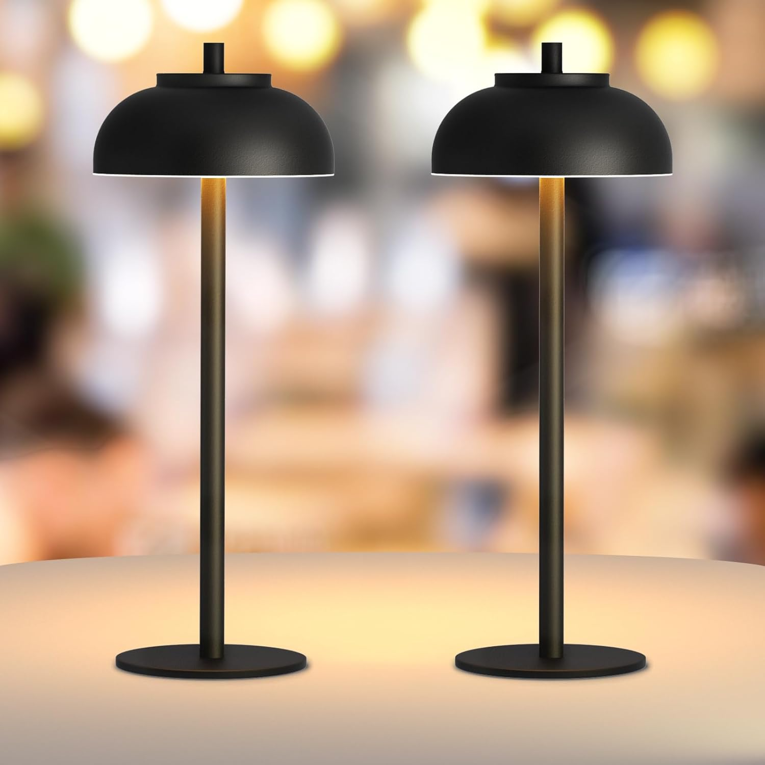 GlowEase | Wireless Table Lamp – Touch Control & 40H Battery Life