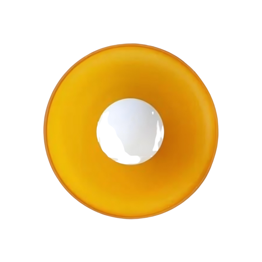 Olive-coloured disc - Modern and colourful wall light for bedrooms and living rooms 0