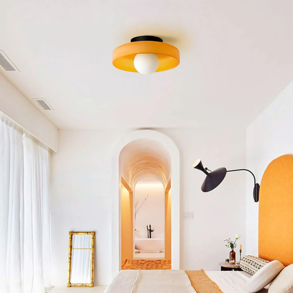 Olivâtre Disc - Modern and Colourful Wall Light for Bedrooms and Living Rooms 3