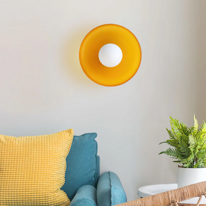 Olivâtre Disc - Modern and Colourful Wall Light for Bedrooms and Living Rooms 4