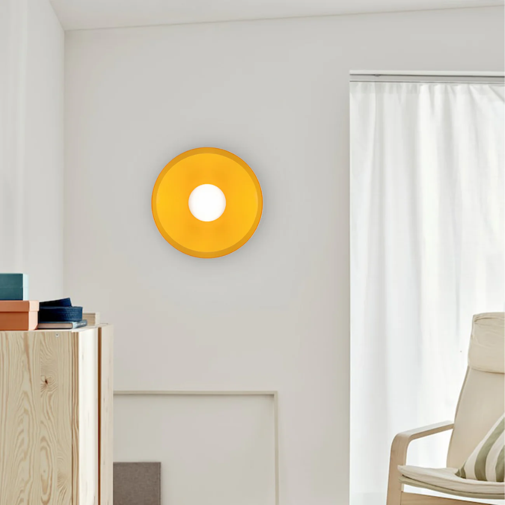 Olivâtre Disc - Modern and Colourful Wall Light for Bedrooms and Living Rooms 7
