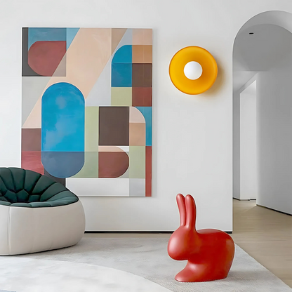 Olivâtre Disc - Modern and Colourful Wall Light for Bedroom and Living Room 8