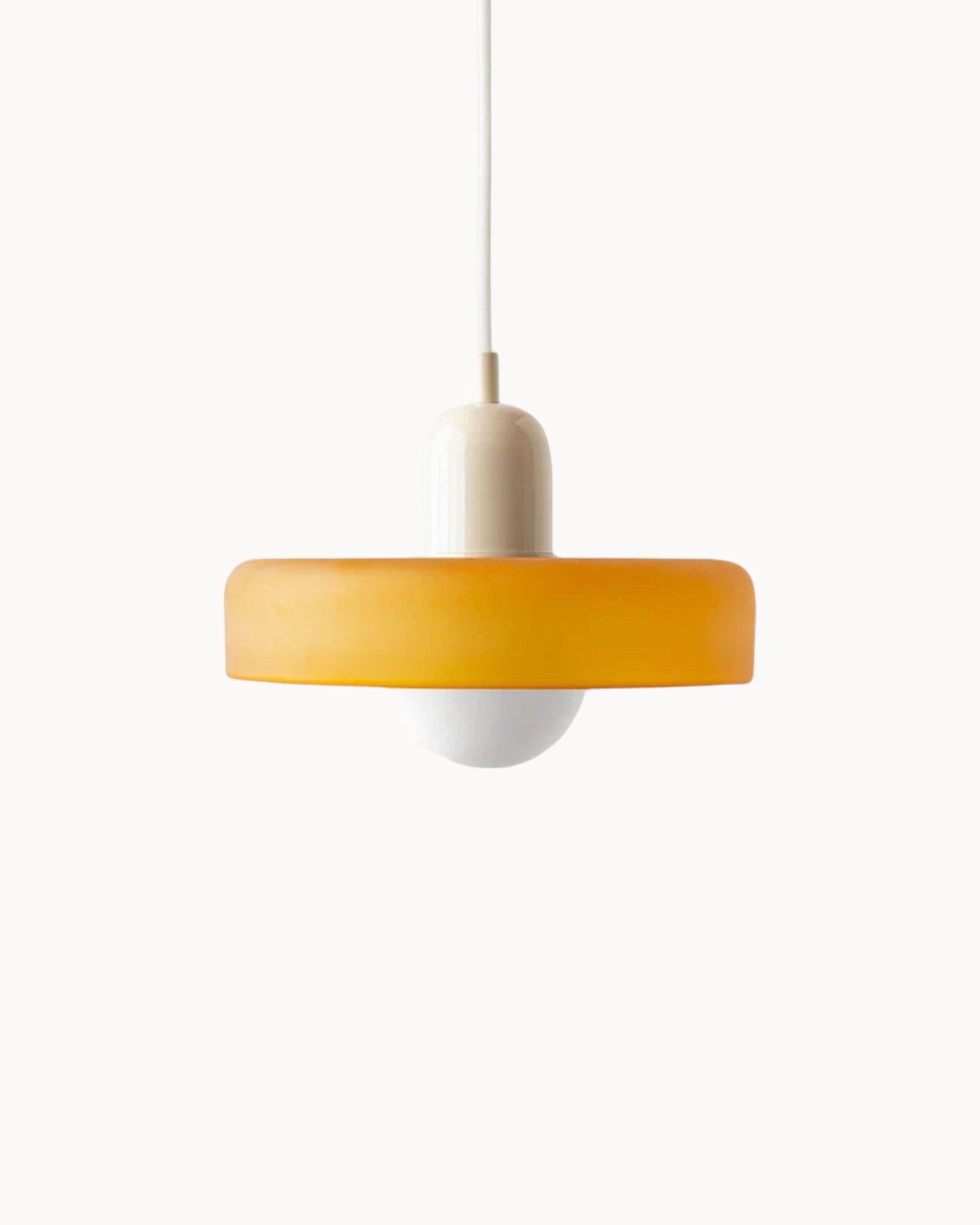 Elegant Glass Pendant Light - Adjustable Kitchen Hanging Lighting for Cozy Ambiance 10
