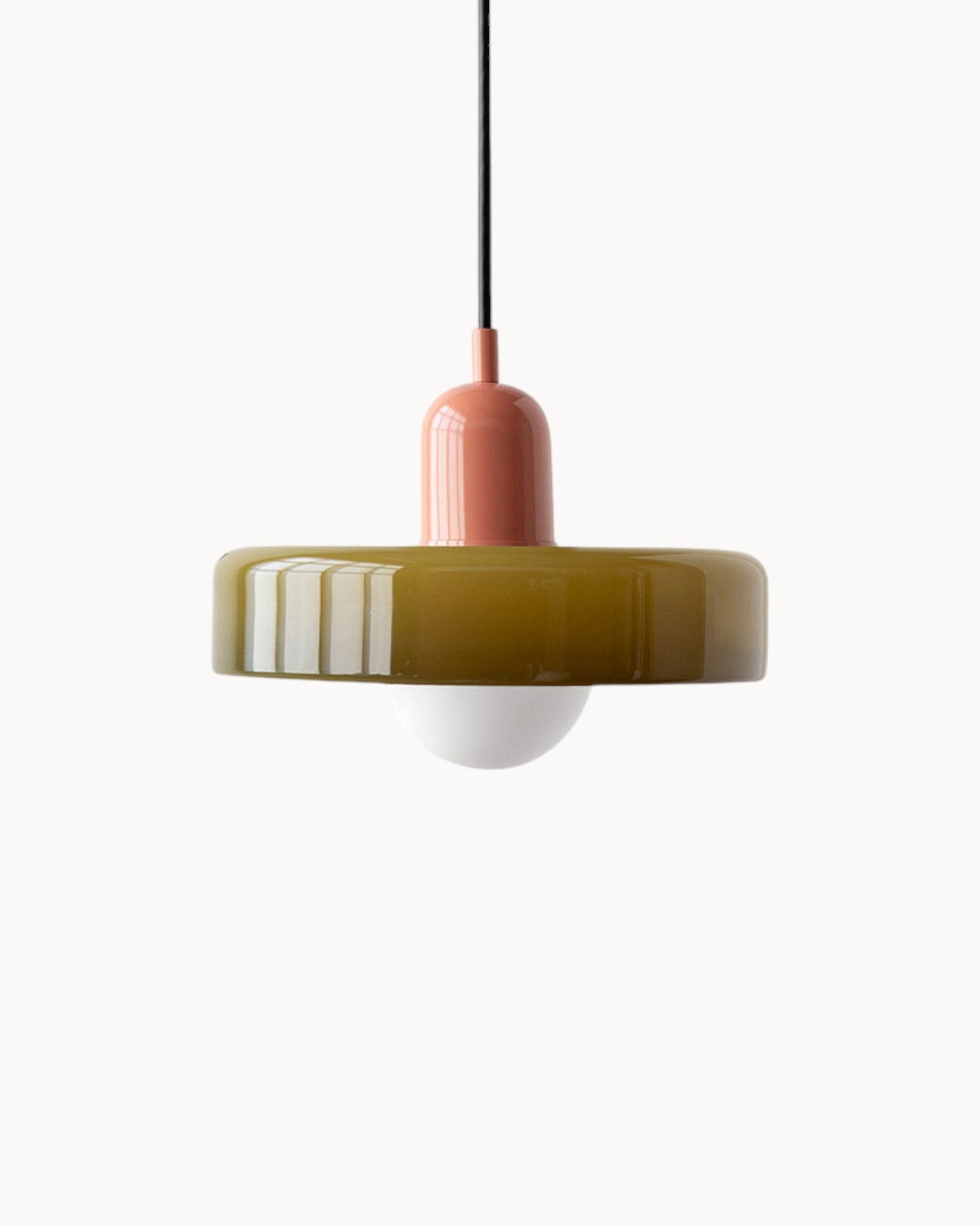 Elegant Glass Pendant Light - Adjustable Kitchen Hanging Lighting for Cozy Ambiance 11