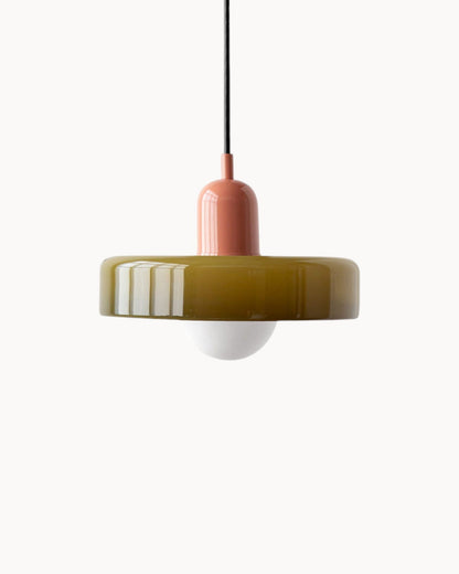 Elegant Glass Pendant Light - Adjustable Kitchen Hanging Lighting for Cozy Ambiance 11
