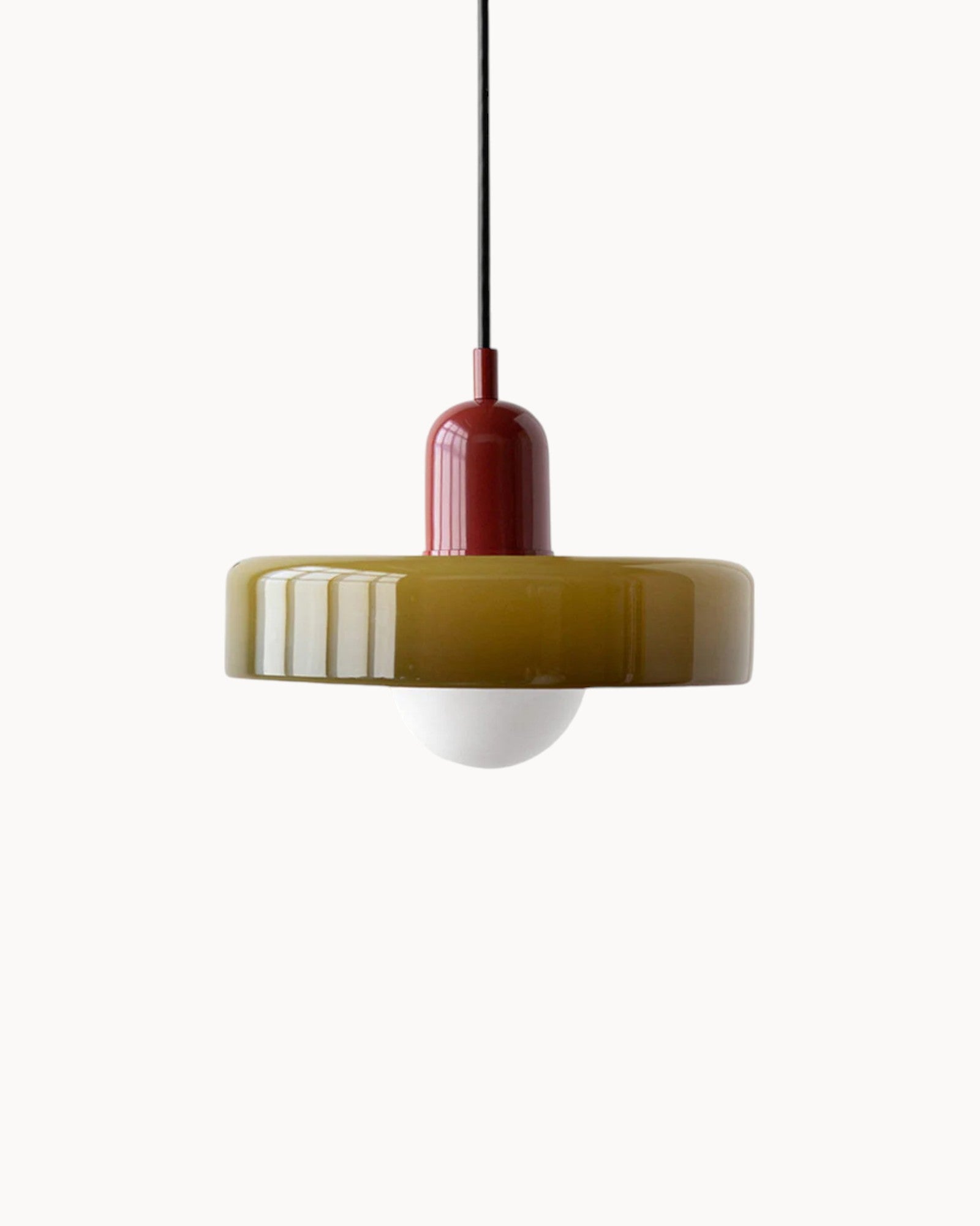 Elegant Glass Pendant Light - Adjustable Kitchen Hanging Lighting for Cozy Ambiance 16