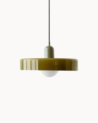 Elegant Glass Pendant Light - Adjustable Kitchen Hanging Lighting for Cozy Ambiance 6