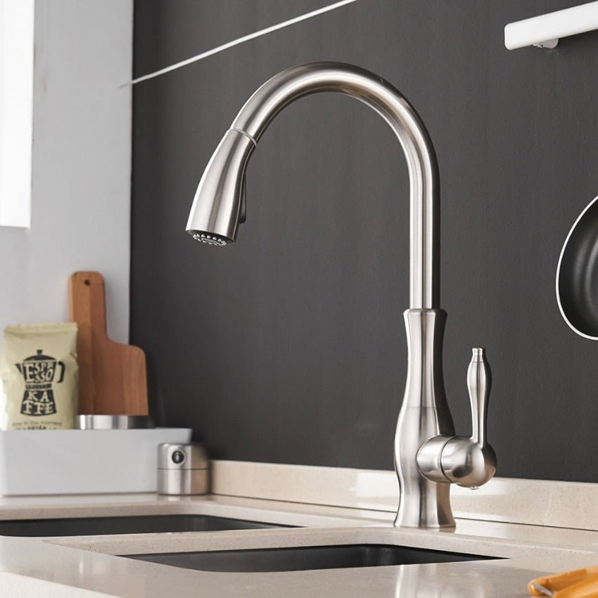 AquaStream | Kitchen Tap – Flexible Pull-Out Spout for Easy Use