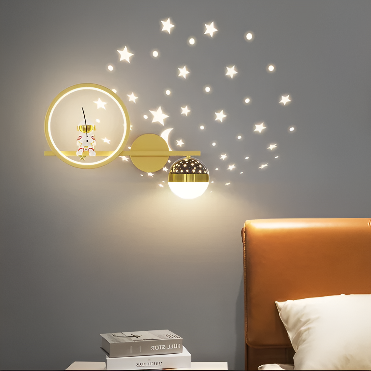StarGlow | LED Wall Lamp – Constellation Projection for Kids