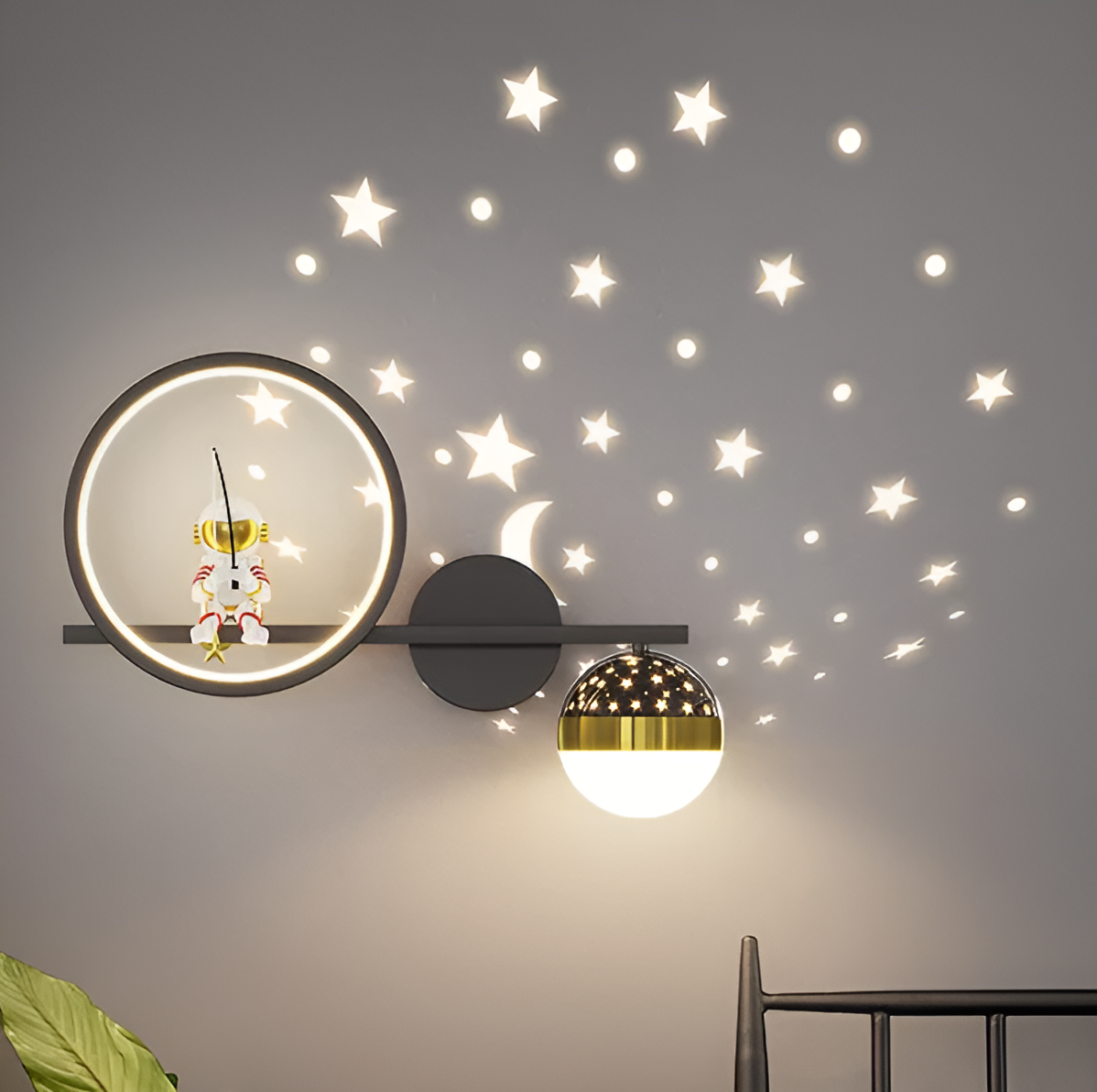StarGlow | LED Wall Lamp – Constellation Projection for Kids