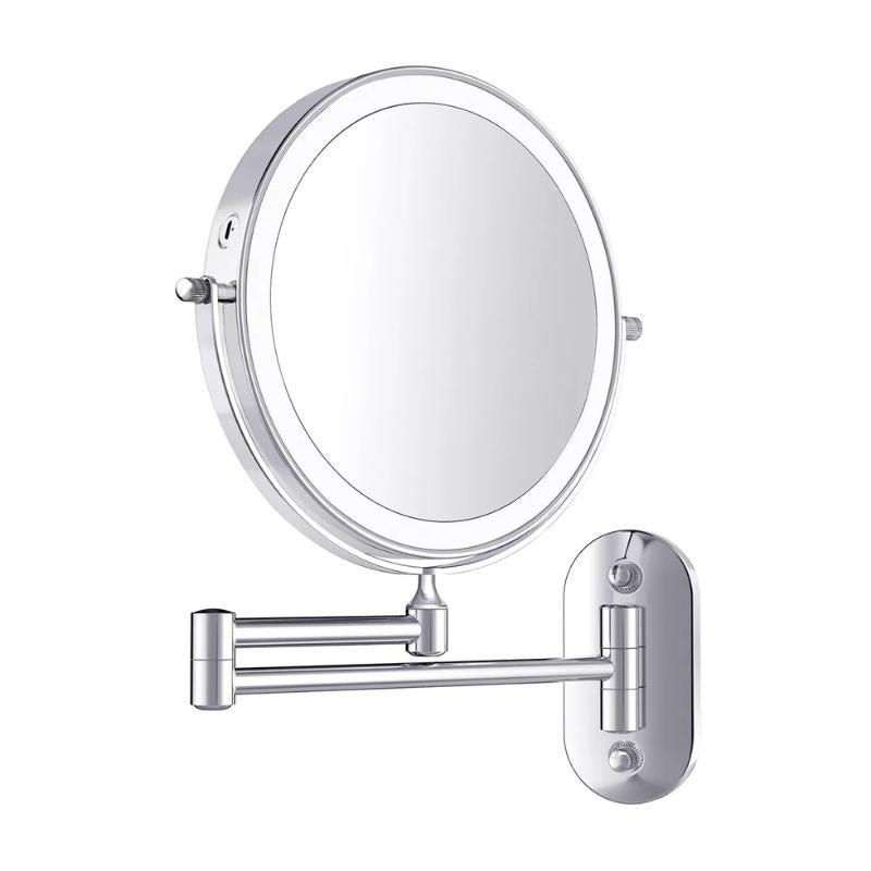 GlowMirror | LED Vanity Mirror – Natural Light & 5X Magnification