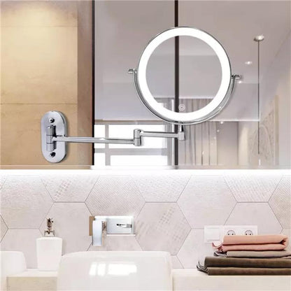 GlowMirror | LED Vanity Mirror – Natural Light & 5X Magnification