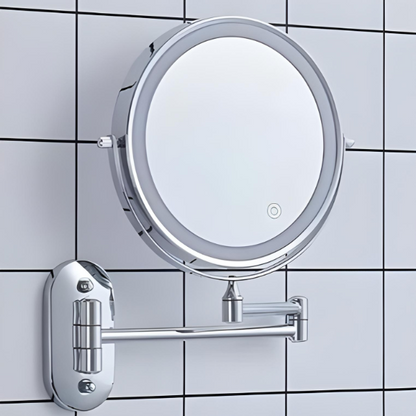 GlowMirror | LED Vanity Mirror – Natural Light & 5X Magnification