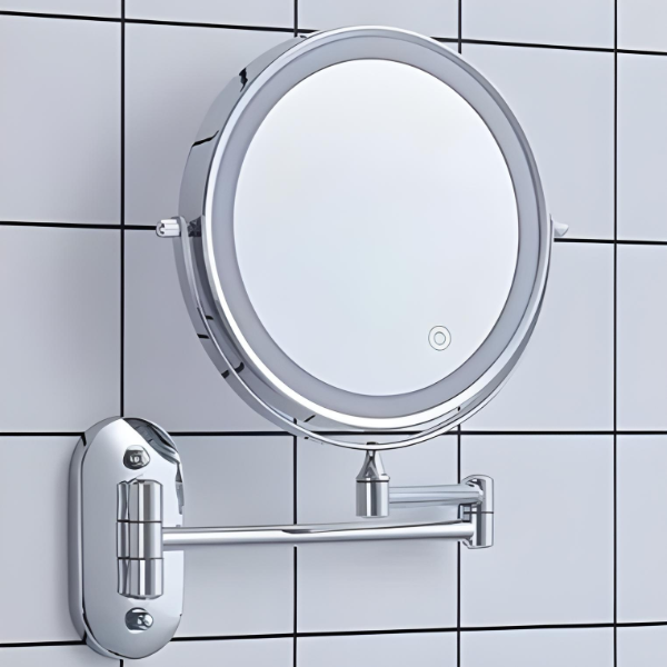 GlowMirror | LED Vanity Mirror – Natural Light & 5X Magnification