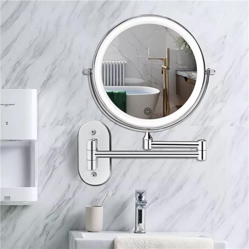 GlowMirror | LED Vanity Mirror – Natural Light & 5X Magnification
