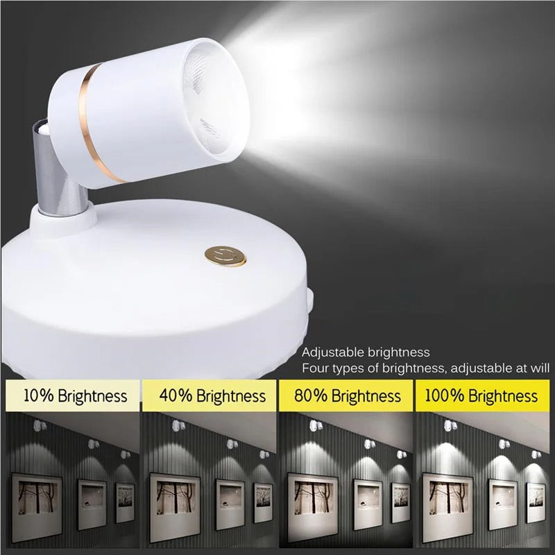Gleamspot - Wireless Dimmable LED Spotlight Decoluxe.co.uk